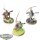 HdR Figuren - Gut - 3 Rohan Royal Knights - bemalt