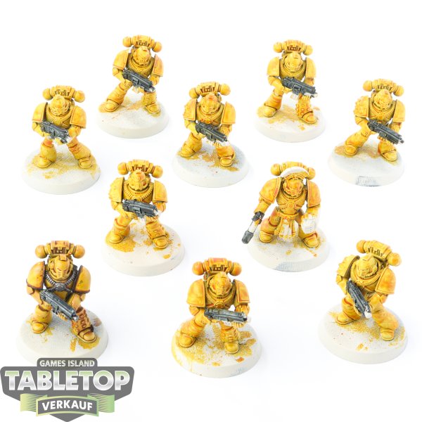 Horus Heresy - 10x MKIV Tactical Squad - teilweise bemalt