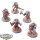 Blood Angels - 5x Death Company - teilweise bemalt