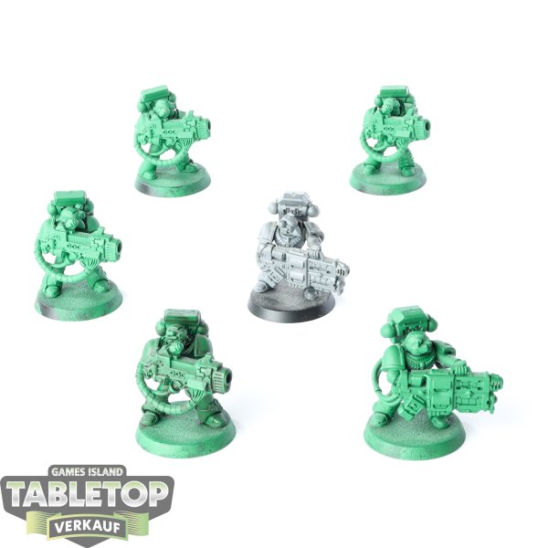 Space Marines - 6 Devastoren - teilweise bemalt