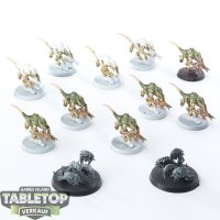 Tyraniden - 10x Termagants - teilweise bemalt