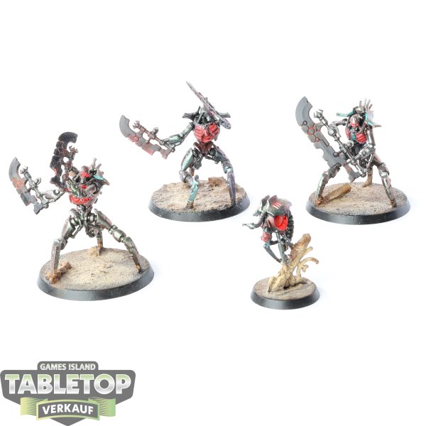 Necrons - 3x Skorpekh Destroyers - bemalt