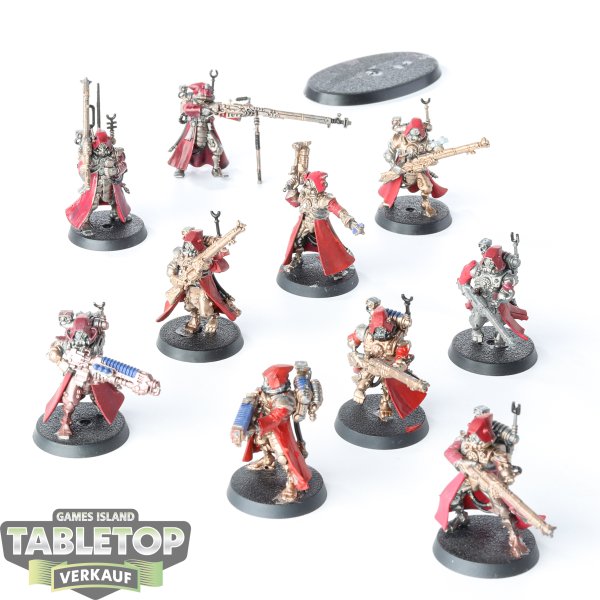 Adeptus Mechanicus - 10 Skitarii Rangers - bemalt