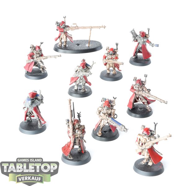 Adeptus Mechanicus - 10 Skitarii Rangers - bemalt