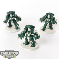 Space Marines - 3x Primaris Aggressors - teilweise bemalt