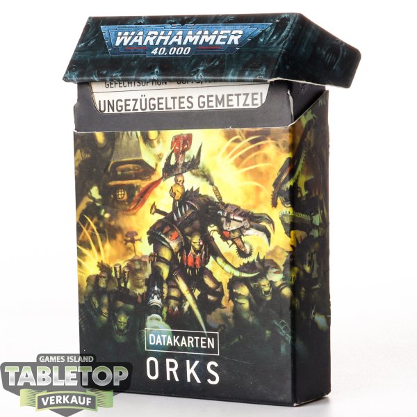 Orks - Datakarten 9te Edition - deutsch