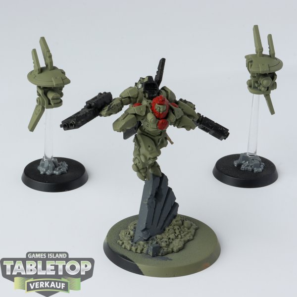 Tau Empire - Commander Shadowsun - teilweise bemalt