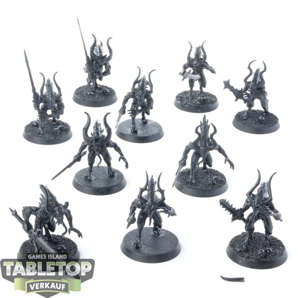 Blades of Khorne - 10x Daemons Of Khorne Bloodletters - grundiert