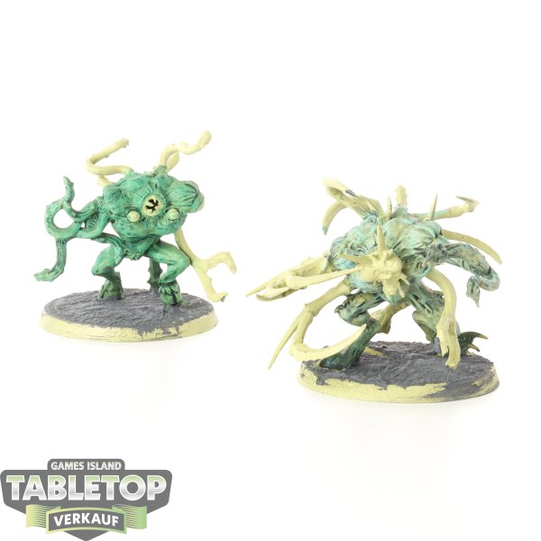 Chaos Space Marines - 2x Chaos Spawn - teilweise bemalt