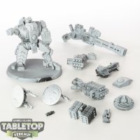 Tau Empire - XV88 Broadside Battlesuit - teilweise bemalt