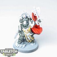 Black Templars - Black Templars Marshal - teilweise bemalt