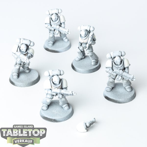 Black Templars - 5 x Primaris Intercessors - teilweise bemalt