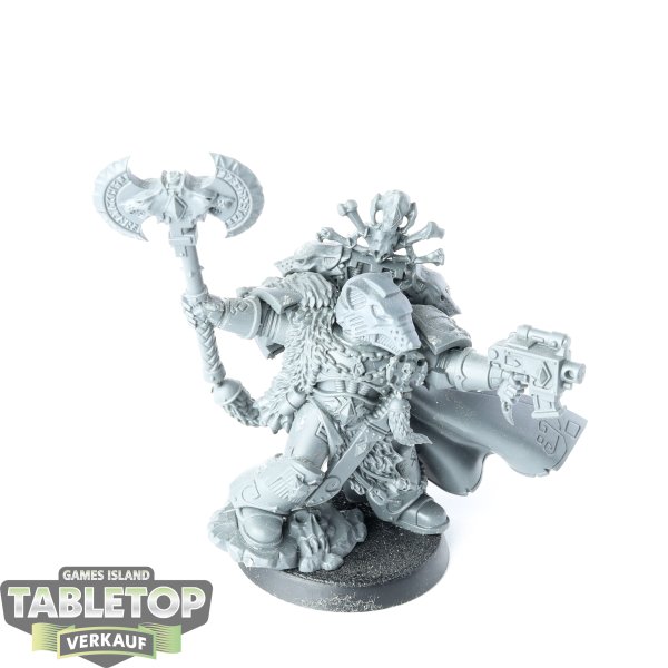 Space Wolves - Wolf Lord Krom - unbemalt