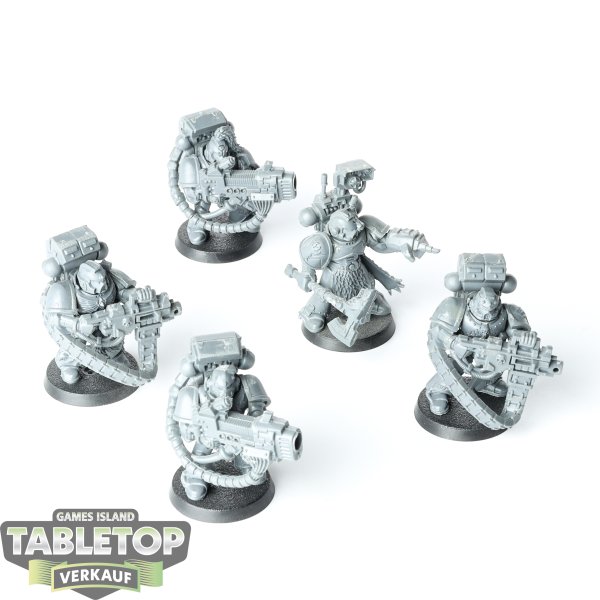 Space Wolves - 5 x Devastator Squad - unbemalt