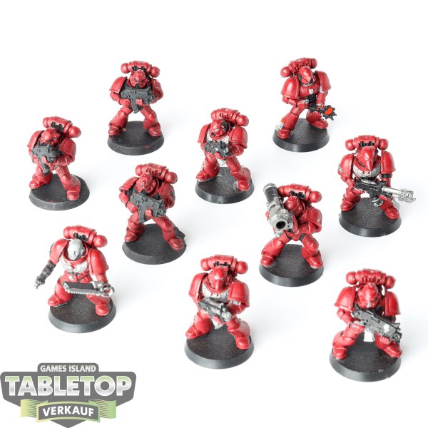 Space Marines - 10 x Tactical Squad klassisch - bemalt