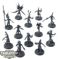 Chaos Daemons - 12 Daemonettes of Slaanesh - grundiert