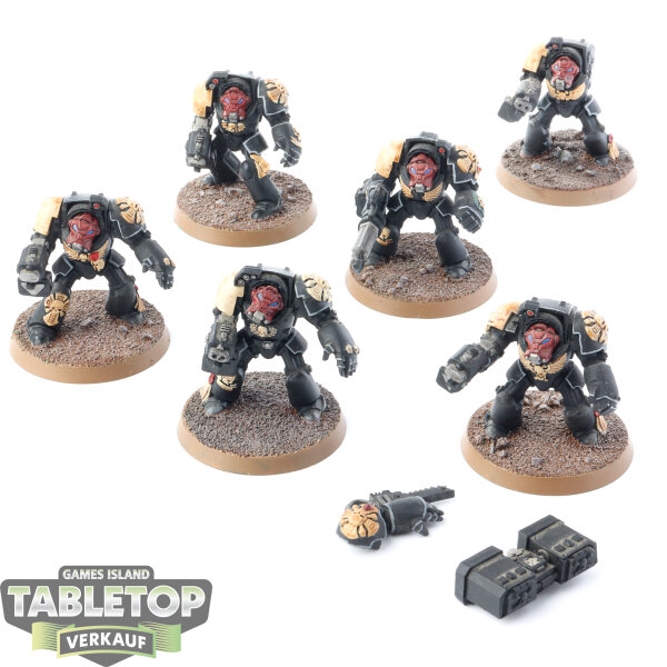 Space Marines - 6x Terminator Squad klassisch - bemalt