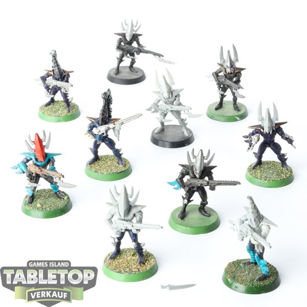 Drukhari - 10 x Kabalite Warriors klassisch - teilweise bemalt