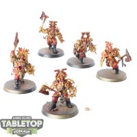 Blades of Khorne - 5 x Wrathmongers - teilweise bemalt