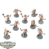 Death Guard - 10x Poxwalkers - bemalt