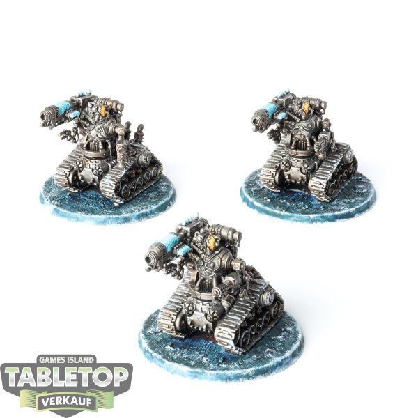 Adeptus Mechanicus - 3 x Kataphron Destroyers - bemalt