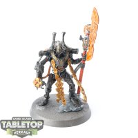 Necrons - Overlord with Tachyon Arrow - bemalt