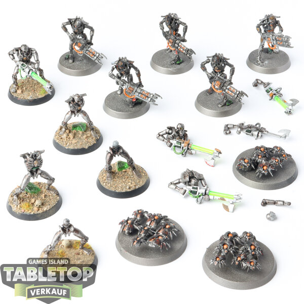 Necrons - 10x Necron Warriors - bemalt