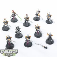 Drukhari - 10x Kabalite Warriors - teilweise bemalt