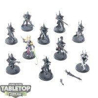 Drukhari - 10x Kabalite Warriors - teilweise bemalt