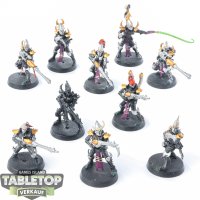 Drukhari - 10x Kabalite Warriors - teilweise bemalt