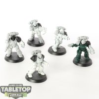 Dark Angels - 5 x Primaris Intercessors - teilweise bemalt