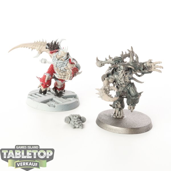 Chaos Space Marines - 2 x Possessed klassisch - teilweise bemalt