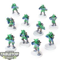 Tau Empire - 10x Fire Warriors - bemalt