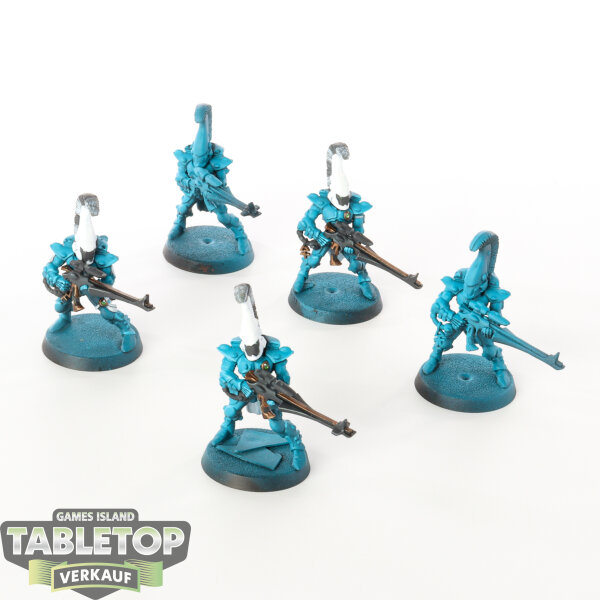Craftworlds - 5x Dire Avengers - teilweise bemalt