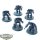 Space Marines - 5x Terminator Squad klassisch - teilweise bemalt