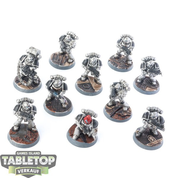 Space Marines - 10x Tactical Squad - bemalt