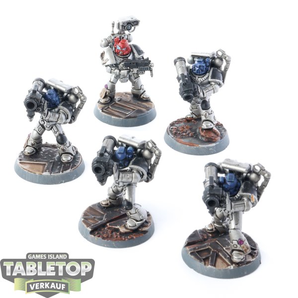 Space Marines - 5x Devastator Squad - bemalt
