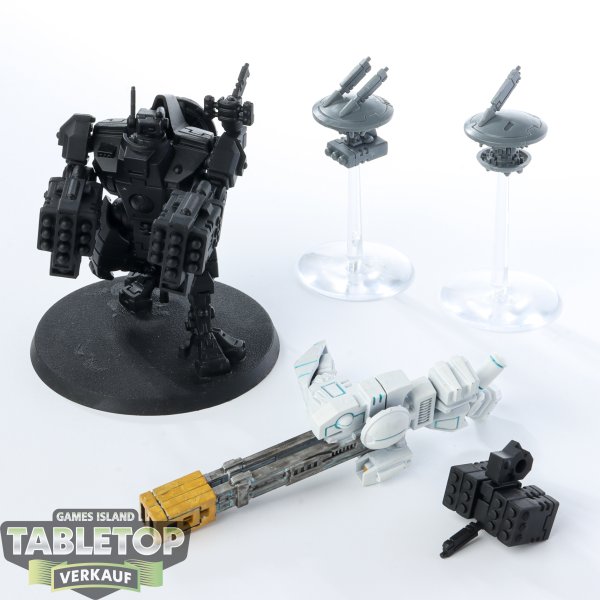 Tau Empire - XV88 Broadside Battlesuit - teilweise bemalt