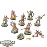 Death Guard - 8x Poxwalkers - bemalt