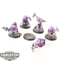 Genestealer Cults - 5x Aberrants - bemalt