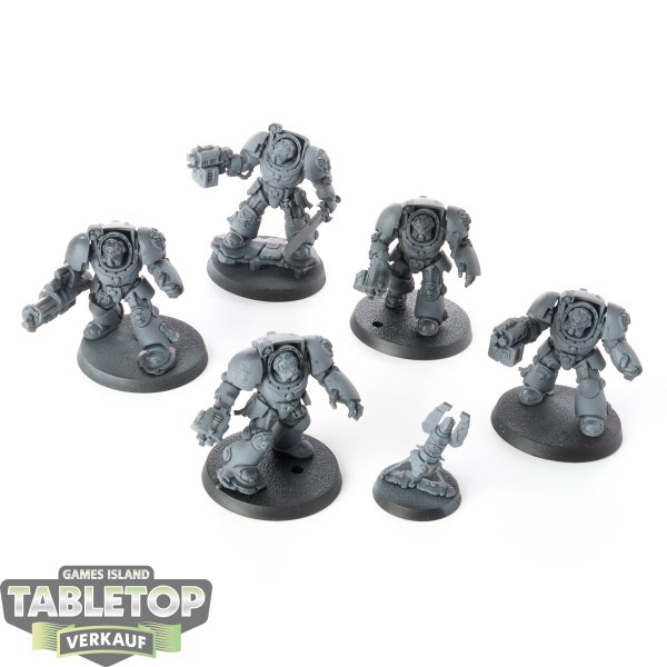 Space Marines - 5x Terminator Squad - grundiert