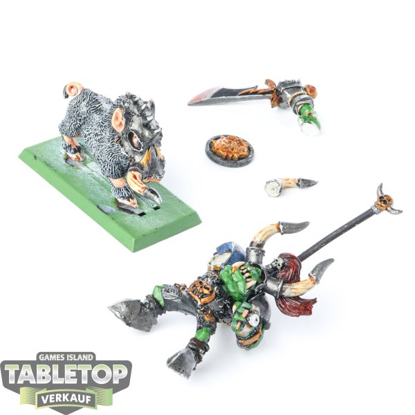 Orks - Orc Warboss klassisch - bemalt