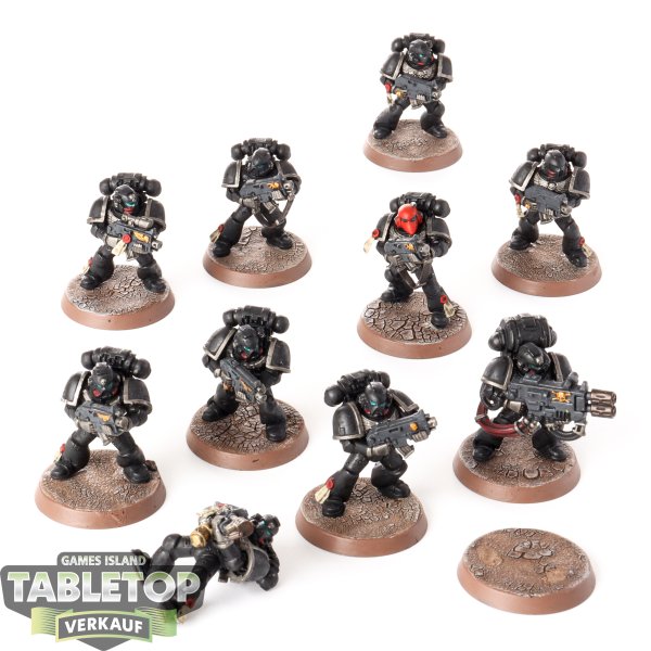 Space Marines - 10 x Tactical Squad - bemalt
