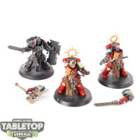 Space Marines - 3 x Bladeguard Veterans - teilweise bemalt