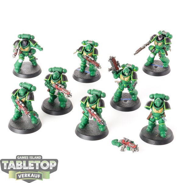 Space Marines - 8 x Primaris Intercessors - teilweise bemalt