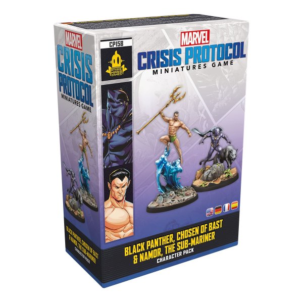 Marvel: Crisis Protocol - Black Panther, Chosen of Bast & Namor, the Sub-Mariner - Multilingual