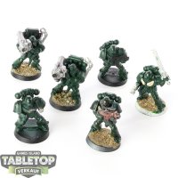 Dark Angels - 6 Tactical Squad - teilweise bemalt