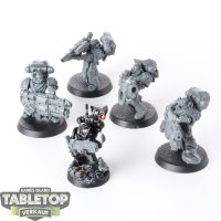 Space Marines - 5x Devastator Squad - teilweise bemalt