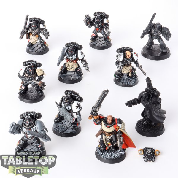 Black Templars - 10x Crusader Squad Klassisch - teilweise bemalt