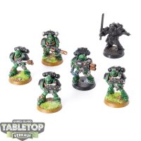 Space Marines - 6x Tactical Squad - teilweise bemalt